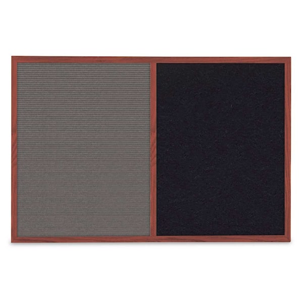 Slim Style Indoor Enclosed Corkboard, 30